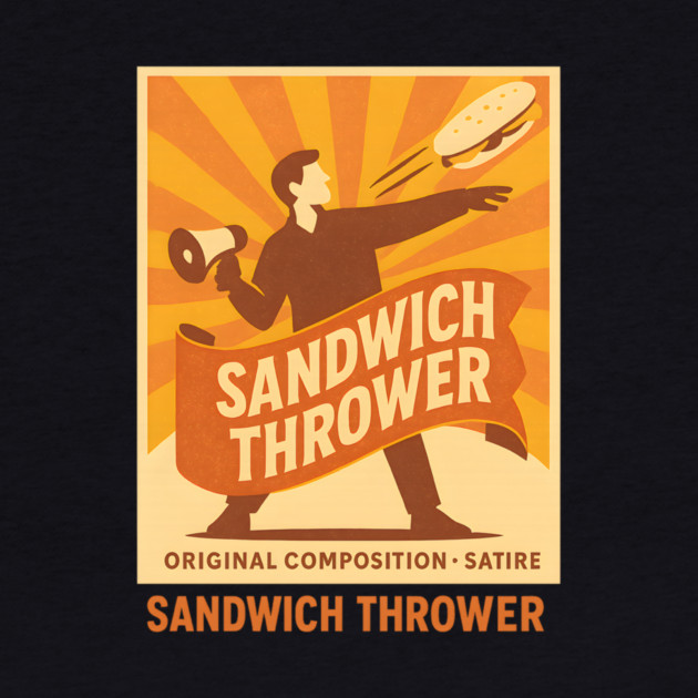 Sandwich Thrower by ArtistTee ⭐⭐⭐⭐⭐