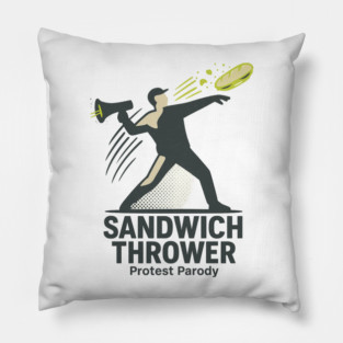 Sandwich Thrower Pillow