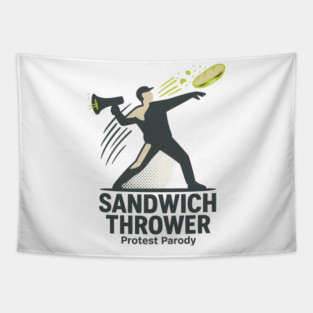 Sandwich Thrower Tapestry
