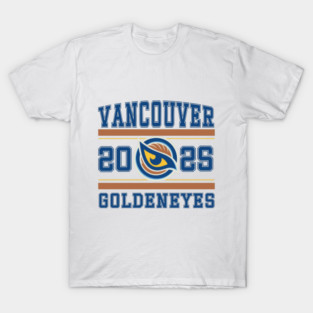 Vancouver Goldeneyes PWHL Hockey Vintage Logo T-Shirt