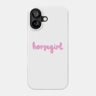 horse girl Phone Case