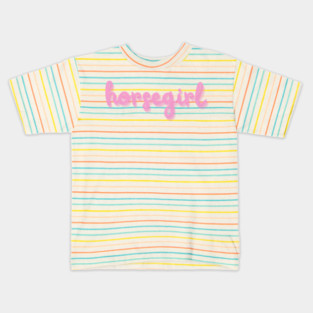 horse girl Kids T-Shirt