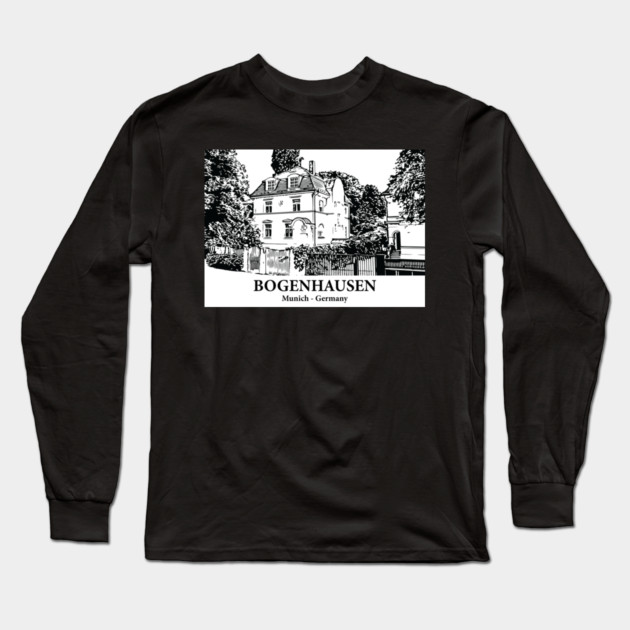 Bogenhausen - Germany Long Sleeve T-Shirt by Lakeric