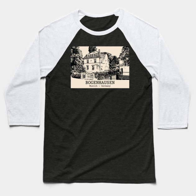 Bogenhausen - Germany Baseball T-Shirt by Lakeric