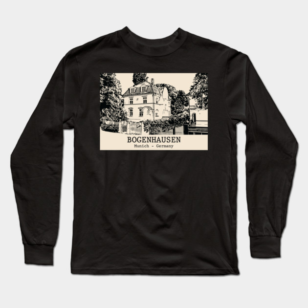 Bogenhausen - Germany Long Sleeve T-Shirt by Lakeric
