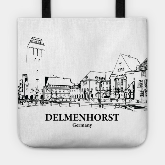 Delmenhorst - Germany Tote by Lakeric