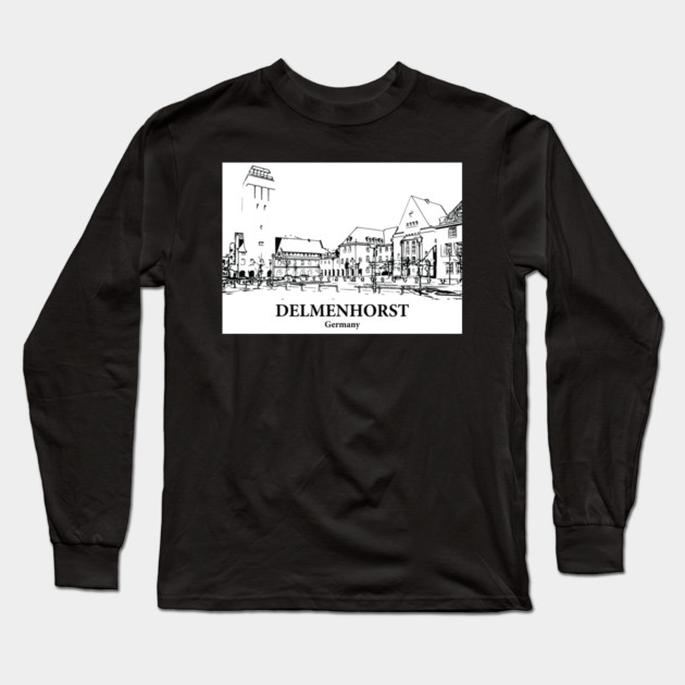 Delmenhorst - Germany Long Sleeve T-Shirt by Lakeric