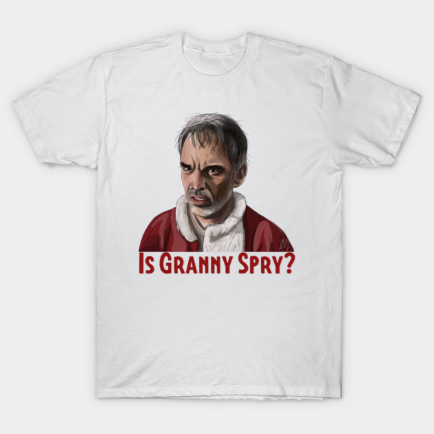 Bad Santa: Is Granny Spry? T-Shirt by 51Deesigns