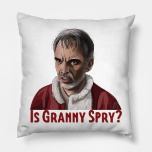 Bad Santa: Is Granny Spry? Pillow