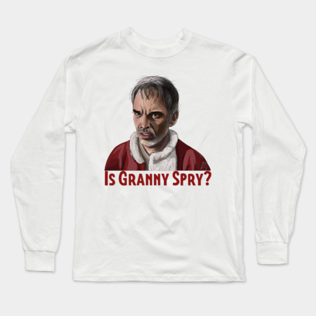 Bad Santa: Is Granny Spry? Long Sleeve T-Shirt by 51Deesigns
