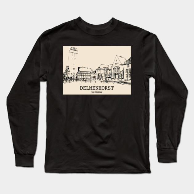 Delmenhorst - Germany Long Sleeve T-Shirt by Lakeric