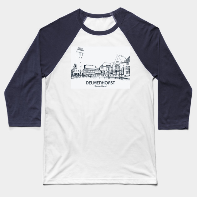 Delmenhorst - Deutschland Baseball T-Shirt by Lakeric