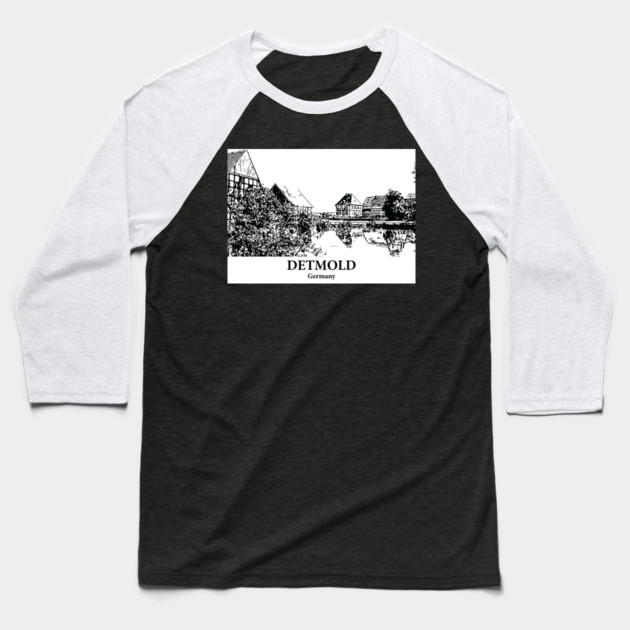 Detmold - Germany Baseball T-Shirt by Lakeric