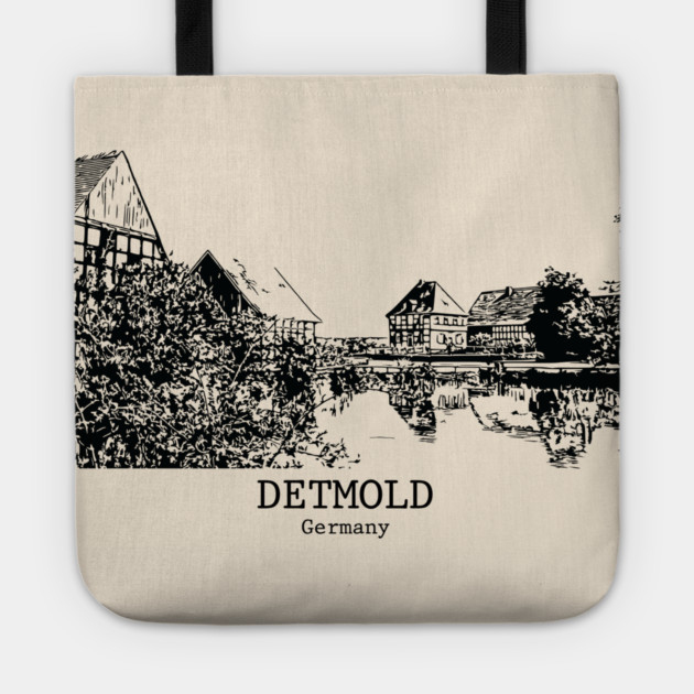 Detmold - Germany Tote by Lakeric
