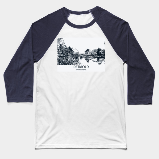 Detmold - Deutschland Baseball T-Shirt by Lakeric