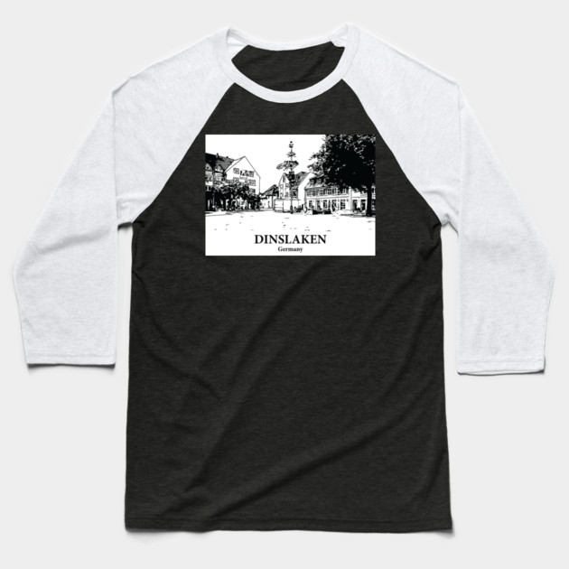 Dinslaken - Germany Baseball T-Shirt by Lakeric