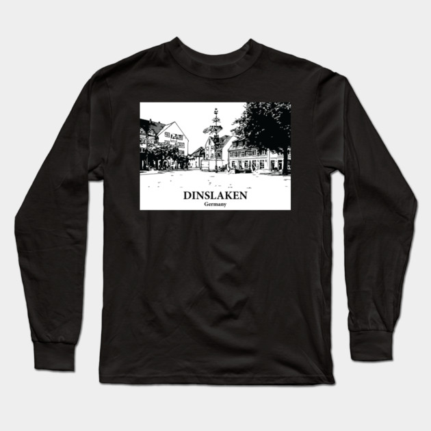 Dinslaken - Germany Long Sleeve T-Shirt by Lakeric