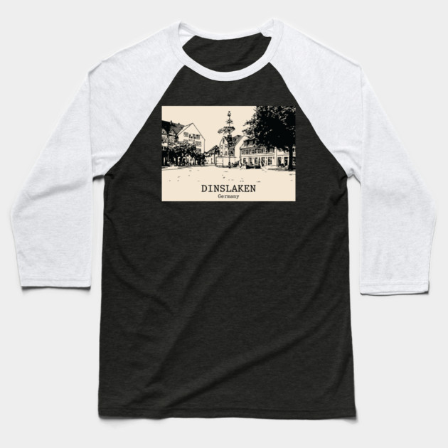 Dinslaken - Germany Baseball T-Shirt by Lakeric