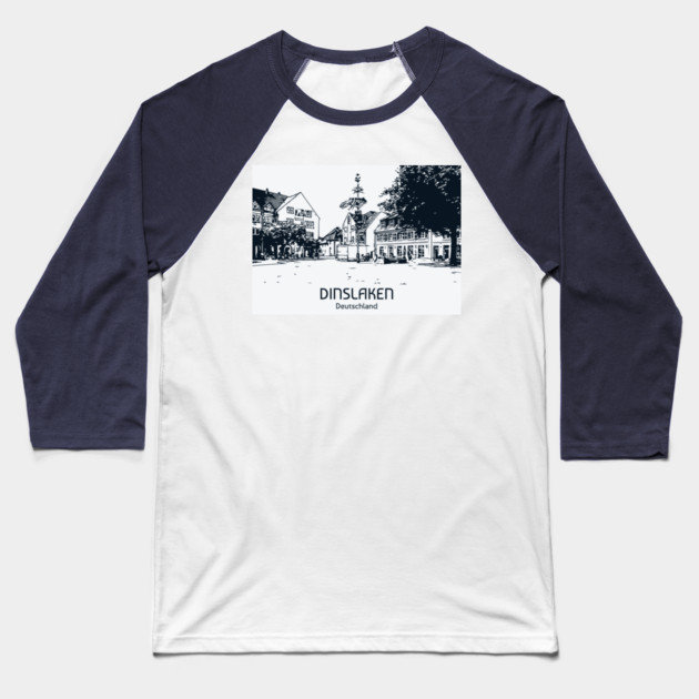 Dinslaken - Deutschland Baseball T-Shirt by Lakeric