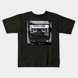 classic cassette - system of a down Kids T-Shirt