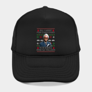 Baby Billy All I Want for Christmas Is A 8 Ball And 2 Million Xmas Sweater Hat