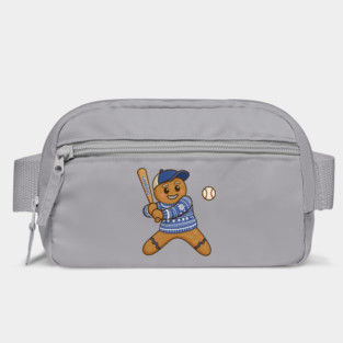 Gingerbread Christmas Los Angeles Dodgers Baseball Bag
