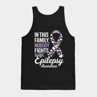 Epilepsy Awareness In This Family Nobody Fights Tank Top