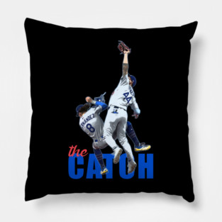 The Catch Los Angeles Champs Baseball Andy Pages- kike hernandez Dodgers Pillow