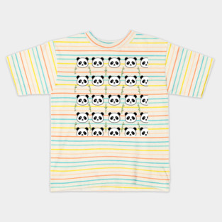 Cute Bear and Honey Pattern Kids T-Shirt