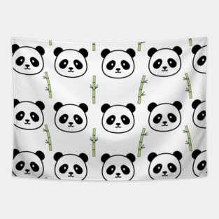 Cute Bear and Honey Pattern Tapestry