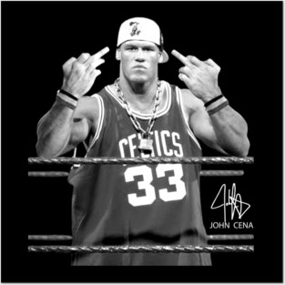 Hand Strength John Cena Celtics 33 Posters and Art