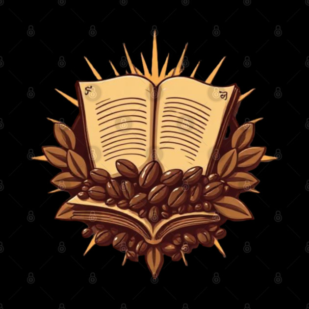 Antique Pages and Coffee Beans by SR8891