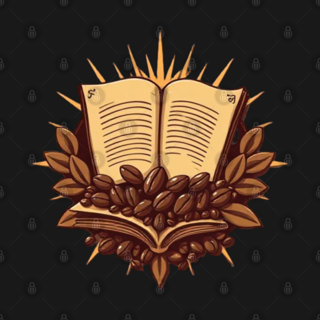 Antique Pages and Coffee Beans by SR8891