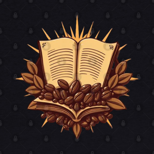 Antique Pages and Coffee Beans by SR8891