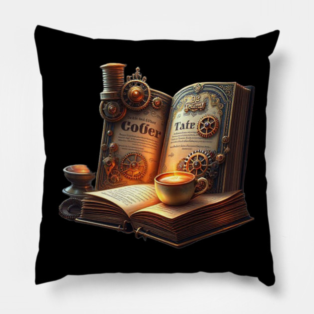 19th Century Novels  21st Century Coffee Pillow by SR8891