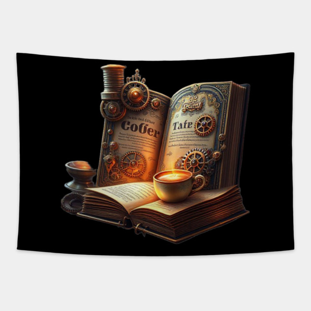 19th Century Novels  21st Century Coffee Tapestry by SR8891