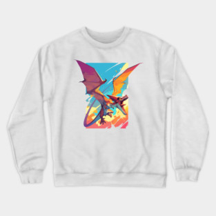 pterodactyl Crewneck Sweatshirt