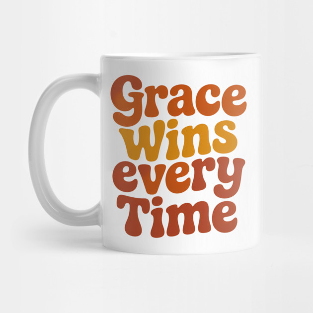 Grace Wins Everytime Christian Quote by Emmanuel's Store 4