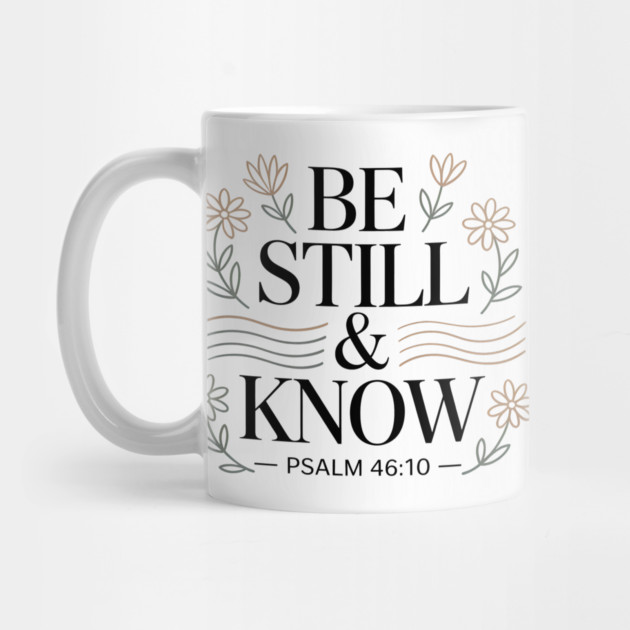 Psalm 46:10 Be Still And Know by Emmanuel's Store 4