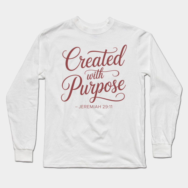 Jeremiah 29:11 Christian Bible Verse Long Sleeve T-Shirt by Emmanuel's Store 4