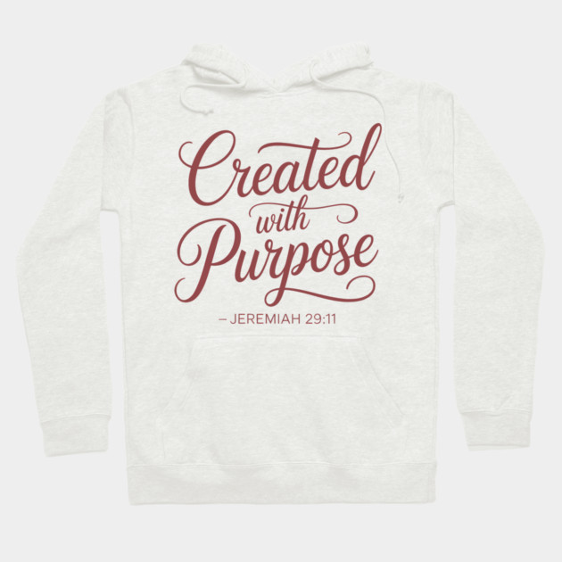Jeremiah 29:11 Christian Bible Verse Hoodie by Emmanuel's Store 4