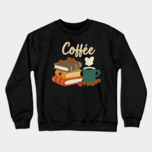 Retro Reading Café Mood Crewneck Sweatshirt