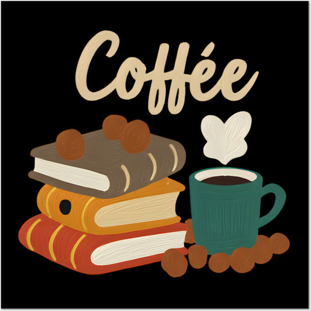 Retro Reading Café Mood Wall Art by SR8891