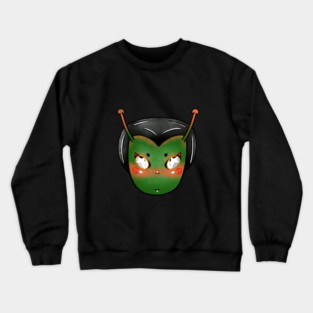 Alien Boy Head Crewneck Sweatshirt