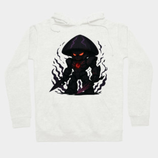 Obsidrax the Shadow Guardian – Dark Mushroom Warrior Hoodie