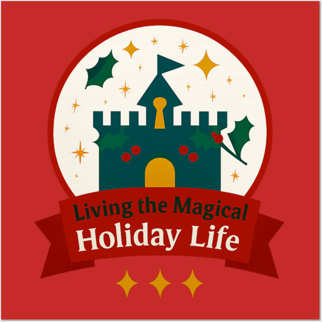 Living the Magical Holiday Life Snowglobe Wall Art by Disney For Seniors