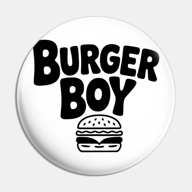 Burger Boy Pin by Frank Ring