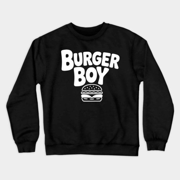 Burger Boy Crewneck Sweatshirt by Frank Ring