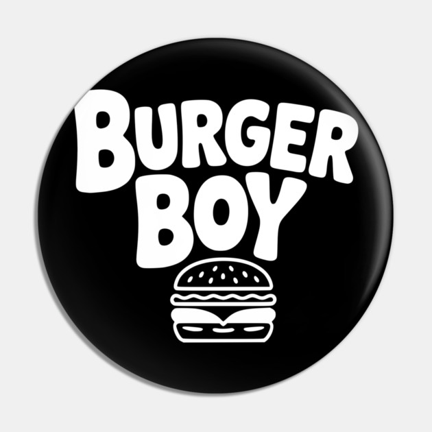 Burger Boy Pin by Frank Ring