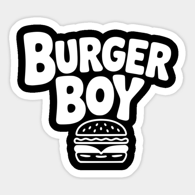 Burger Boy Magnet by Frank Ring